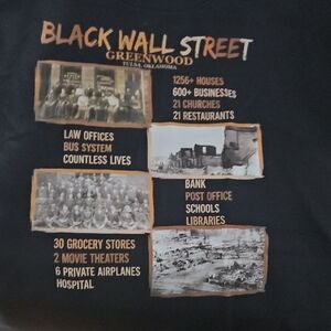 Black Wall Street Graphic T-Shirt